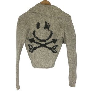 Scotch R’Belle Smile Emoji Cardigan